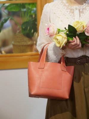 Hand-sewn vegetable basket