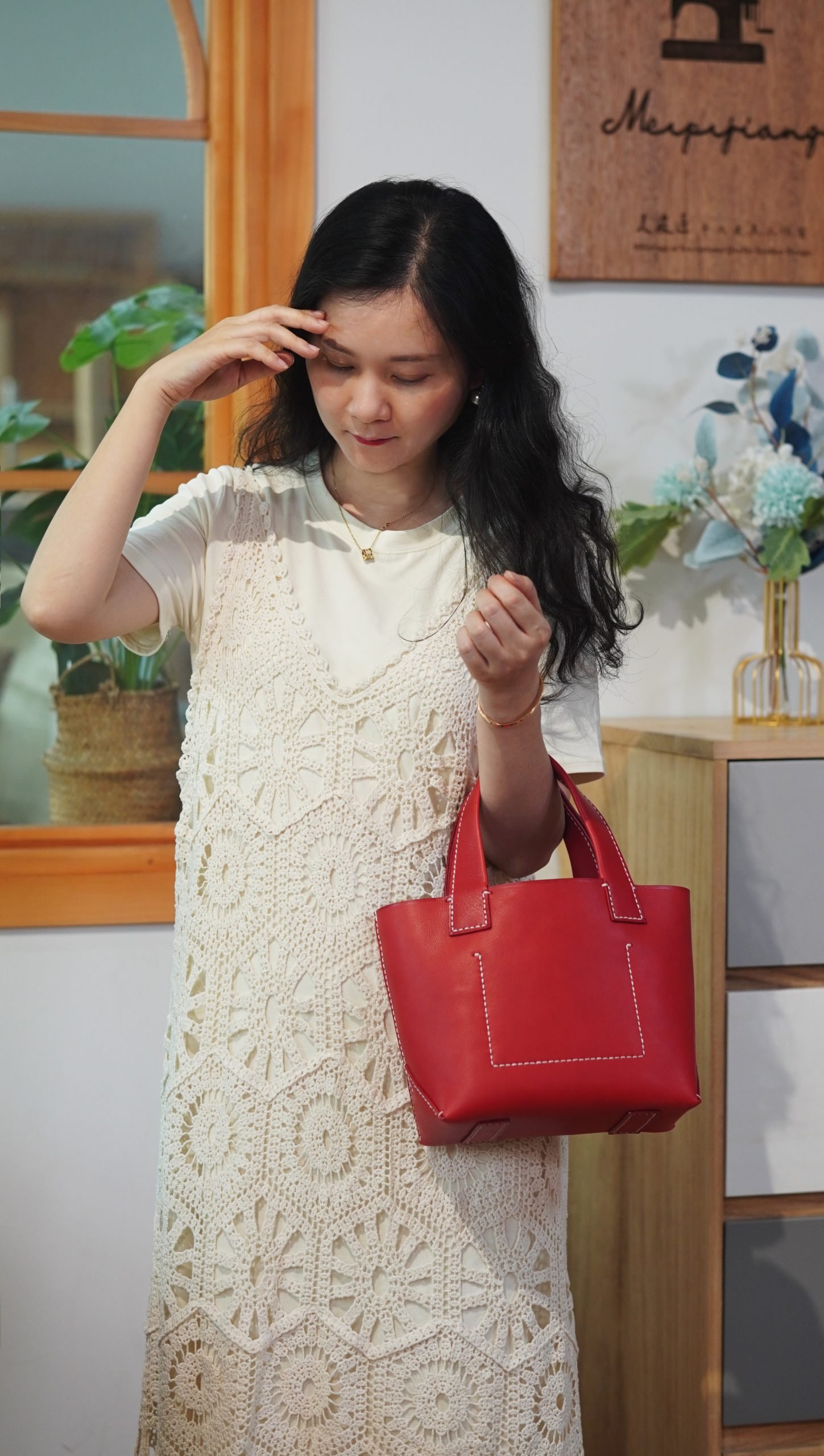 Hand-sewn vegetable basket - Image 6